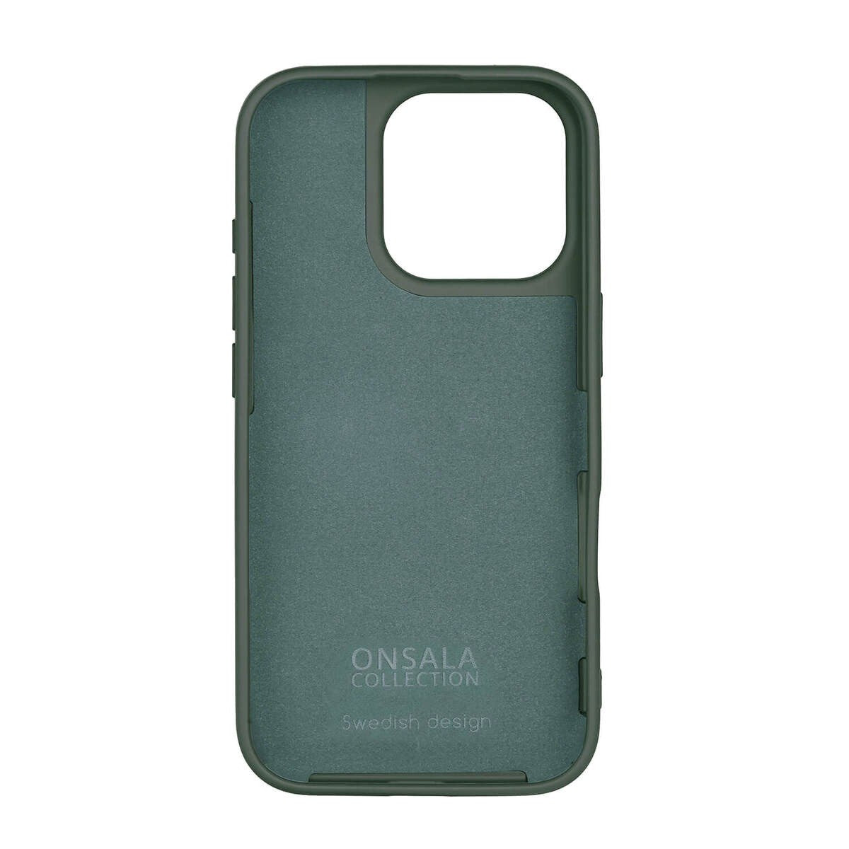 Onsala iPhone 16 Pro Silikon Skal - MagSafe-kompatibelt - Olive Green