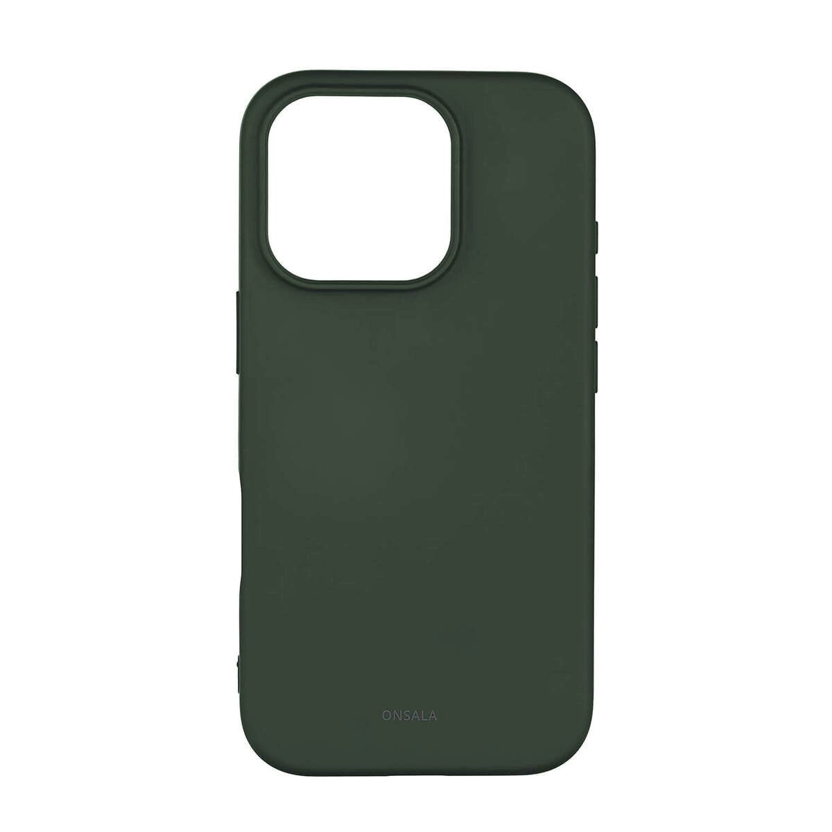 Onsala iPhone 16 Pro Silikon Skal - MagSafe-kompatibelt - Olive Green