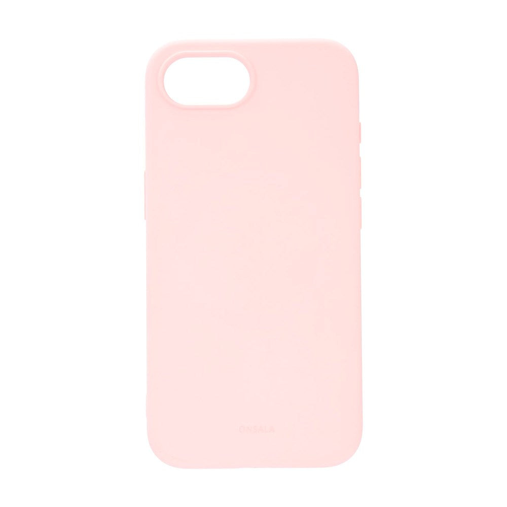 iPhone 16e Onsala Silikon Skal - Chalk Pink