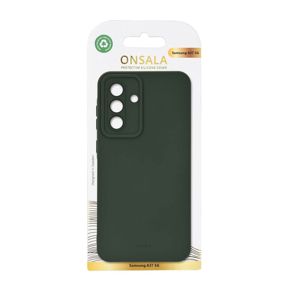 Samsung Galaxy A37 Onsala Silikon Skal – Olive Green