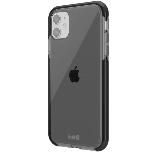 iPhone 11 Holdit Seethru Skal - Svart