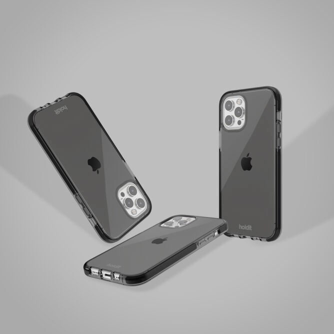 iPhone 11 Holdit Seethru Skal - Svart