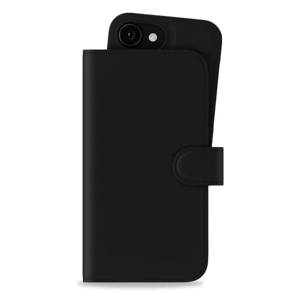 Holdit iPhone 16e Wallet Case Magnet Plus - Plånboksfodral - Black