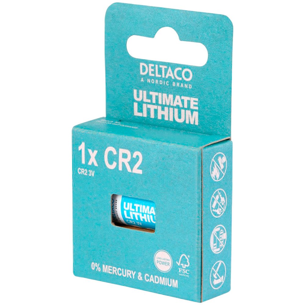 Deltaco Lithium 1 x CR2-Batterier
