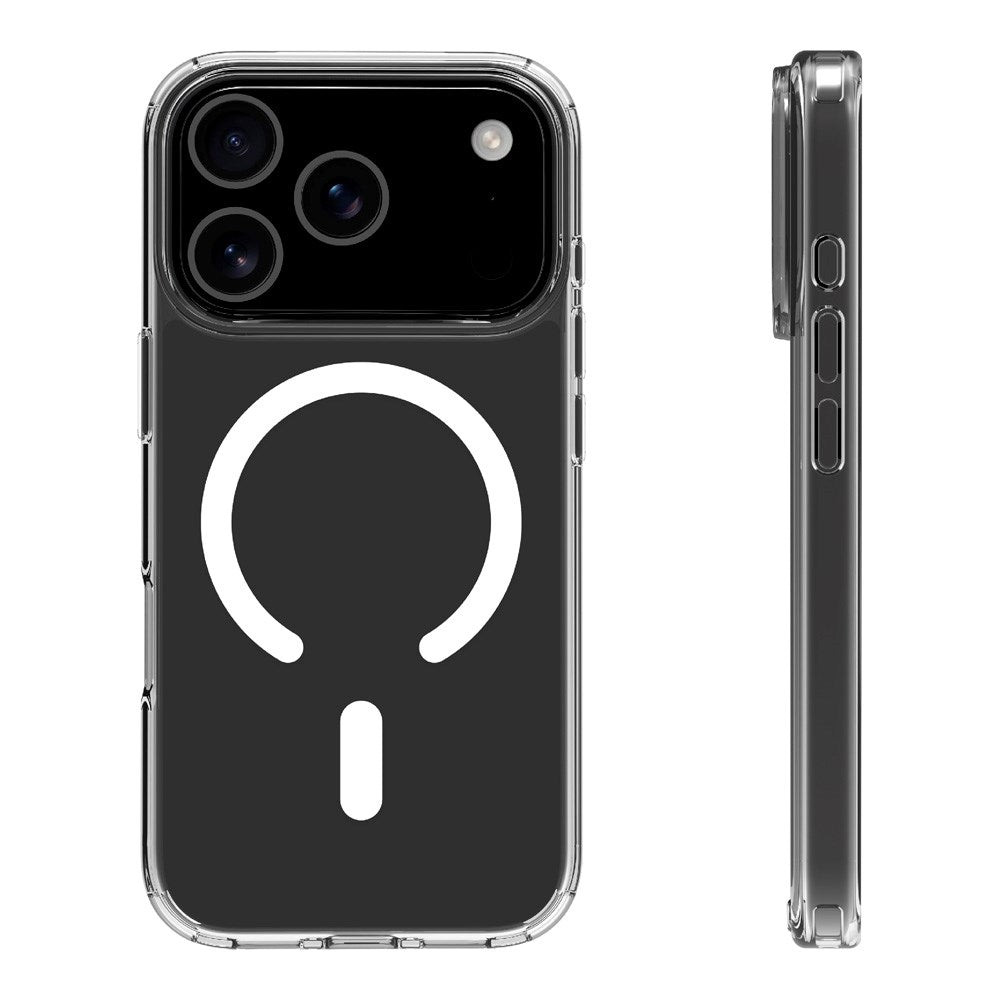 X2O iPhone 17 Pro Mag Clear Skal - MagSafe Kompatibel - Genomskinlig