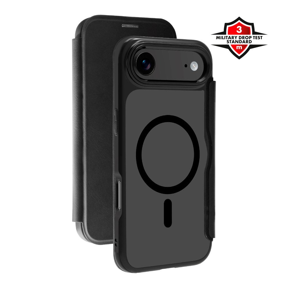 X2O iPhone Air Mag Wallet Fodral med Korthållare - Svart