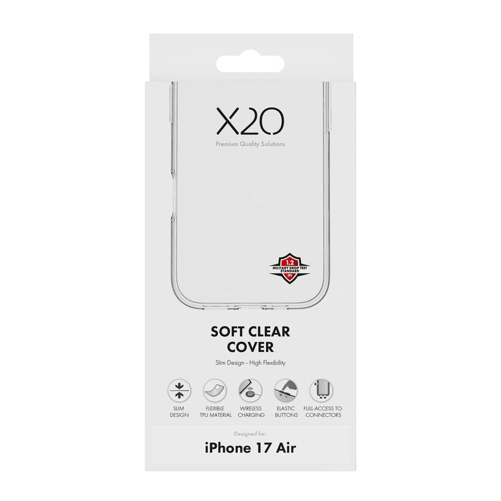 X2O iPhone Air Super Slim Skal - Genomskinligt