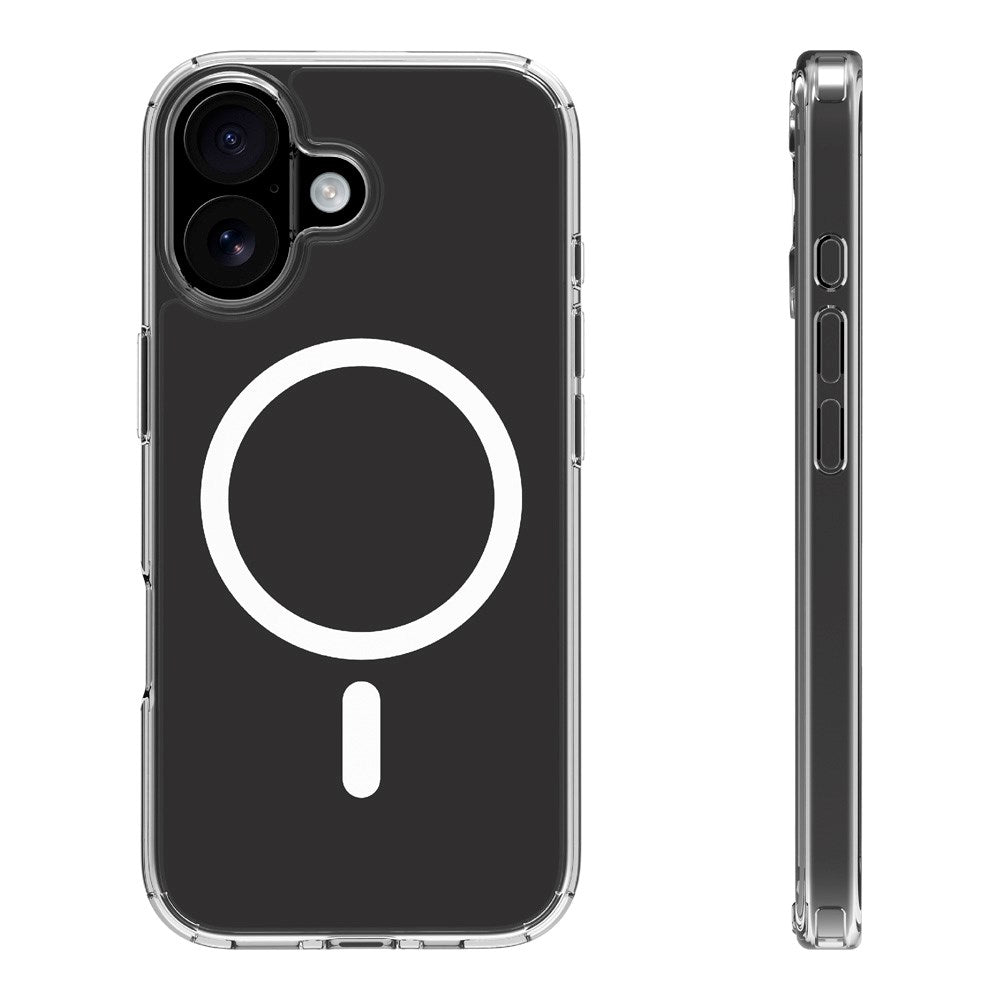 X2O iPhone 17 Mag Clear Skal - MagSafe Kompatibel - Genomskinlig