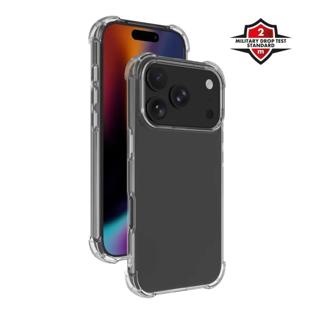 iPhone 18 Pro / 17 Pro X2O Anti-Shock Skal - Genomskinlig