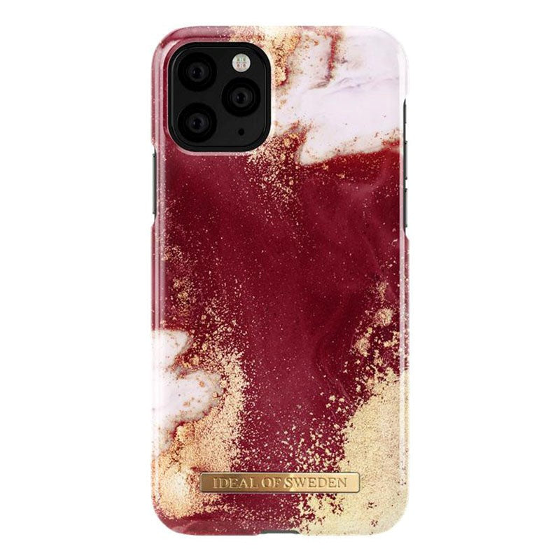 iDeal of Sweden iPhone 11 Pro Fashion Skal - Burgundy Marble