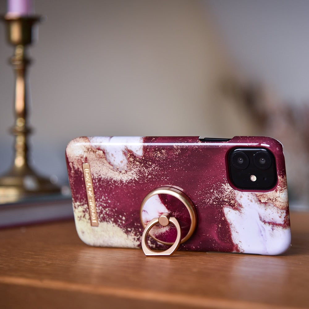 iDeal of Sweden iPhone 11 Pro Fashion Skal - Burgundy Marble