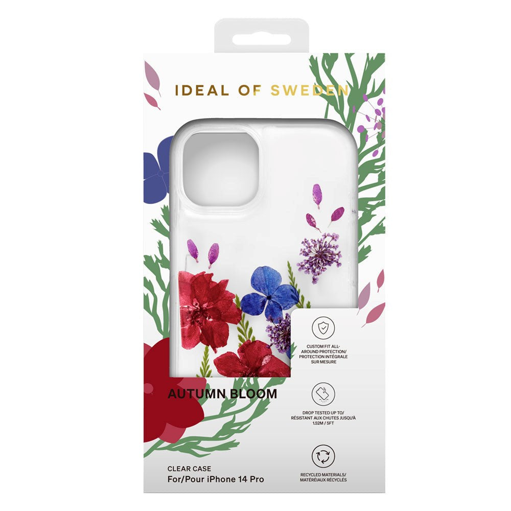 iPhone 14 Pro iDeal Of Sweden Clear Skal - Autumn Bloom
