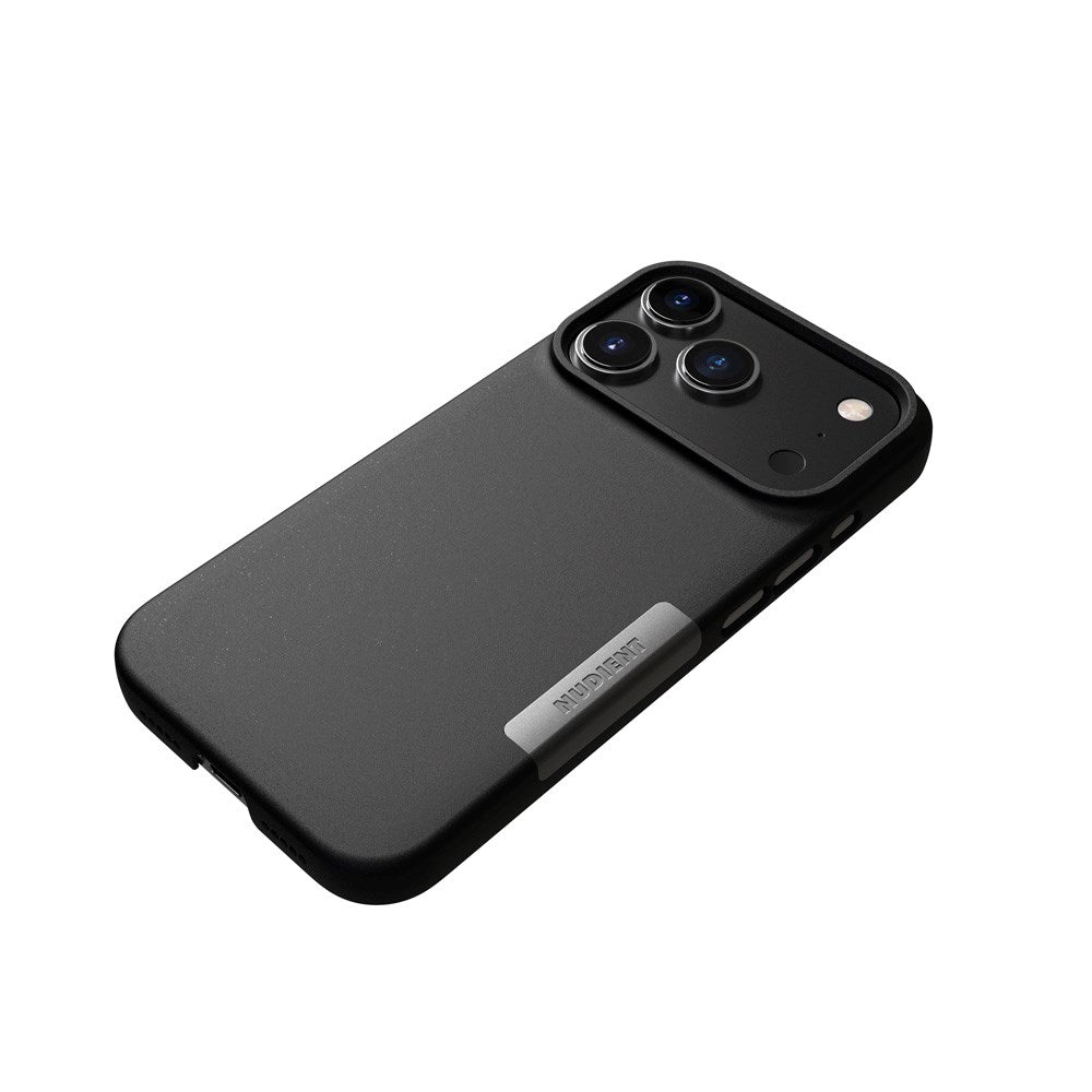 Nudient Thin Case iPhone 17 Pro Skal - MagSafe Kompatibel - Ink Black