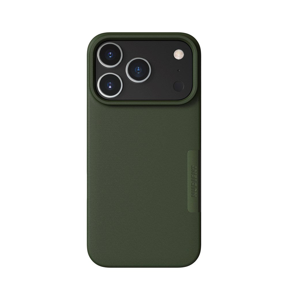 Nudient Thin Case iPhone 17 Pro Skal - MagSafe Kompatibel - Pine Green