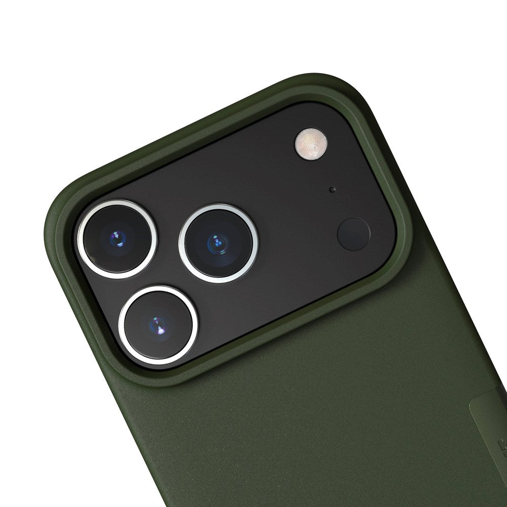 Nudient Thin Case iPhone 17 Pro Skal - MagSafe Kompatibel - Pine Green