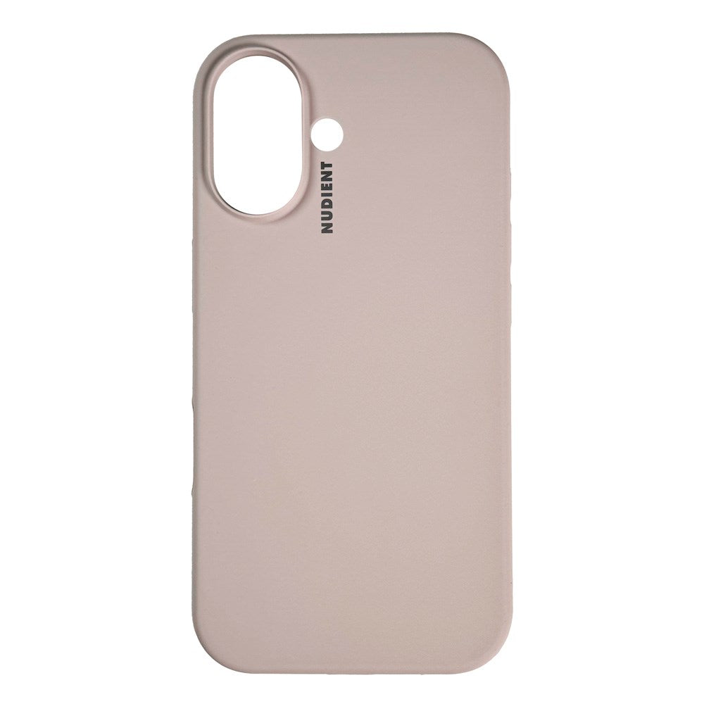 Nudient iPhone 16 Base Silikon Skal - Stone Beige