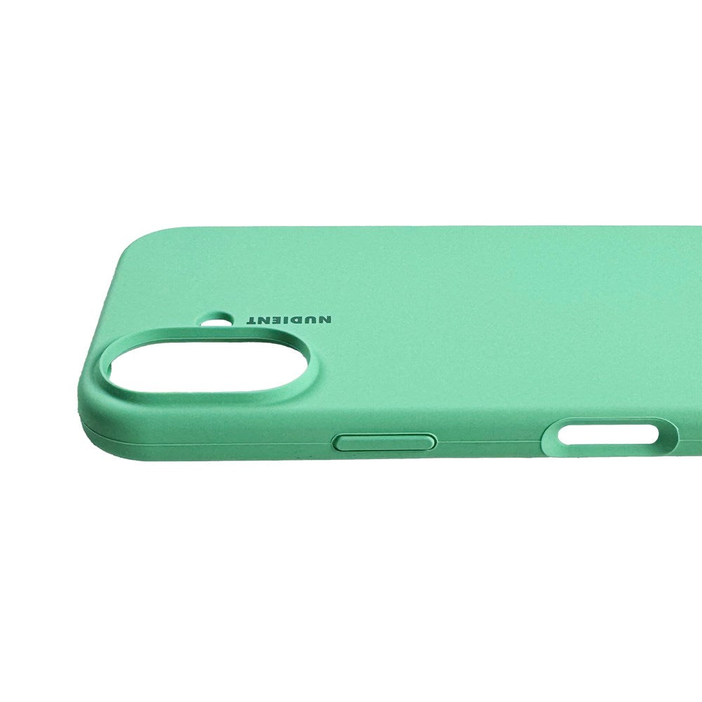 Nudient iPhone 16 Base Silikon Skal - Mint Green