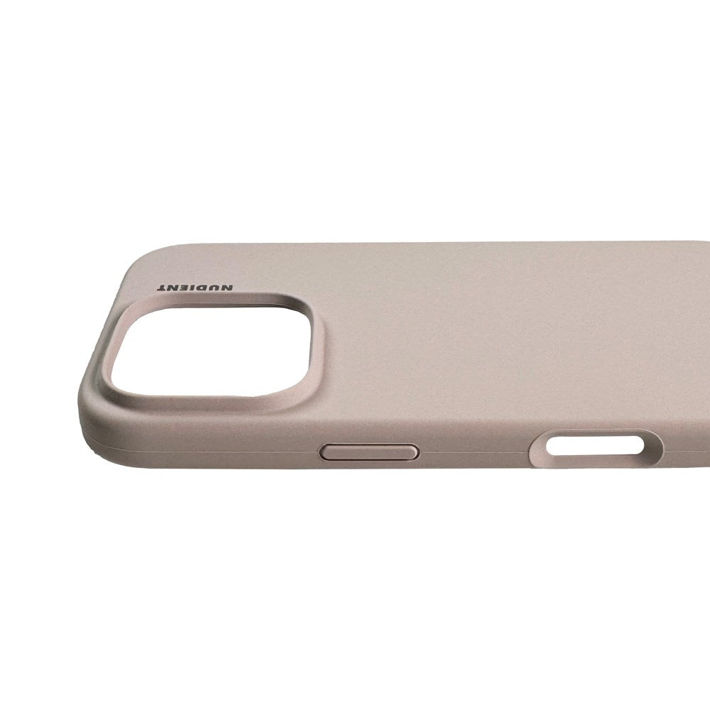 Nudient iPhone 16 Pro Base Silikon Skal - Stone Beige