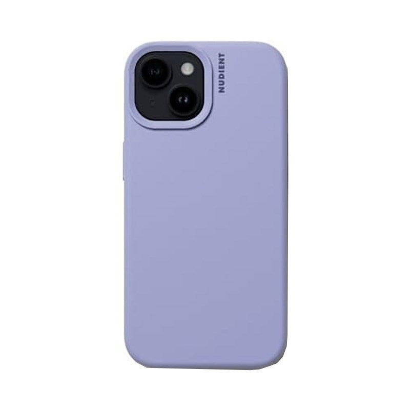 Nudient iPhone 15 Base Silikon Skal - Soft Purple