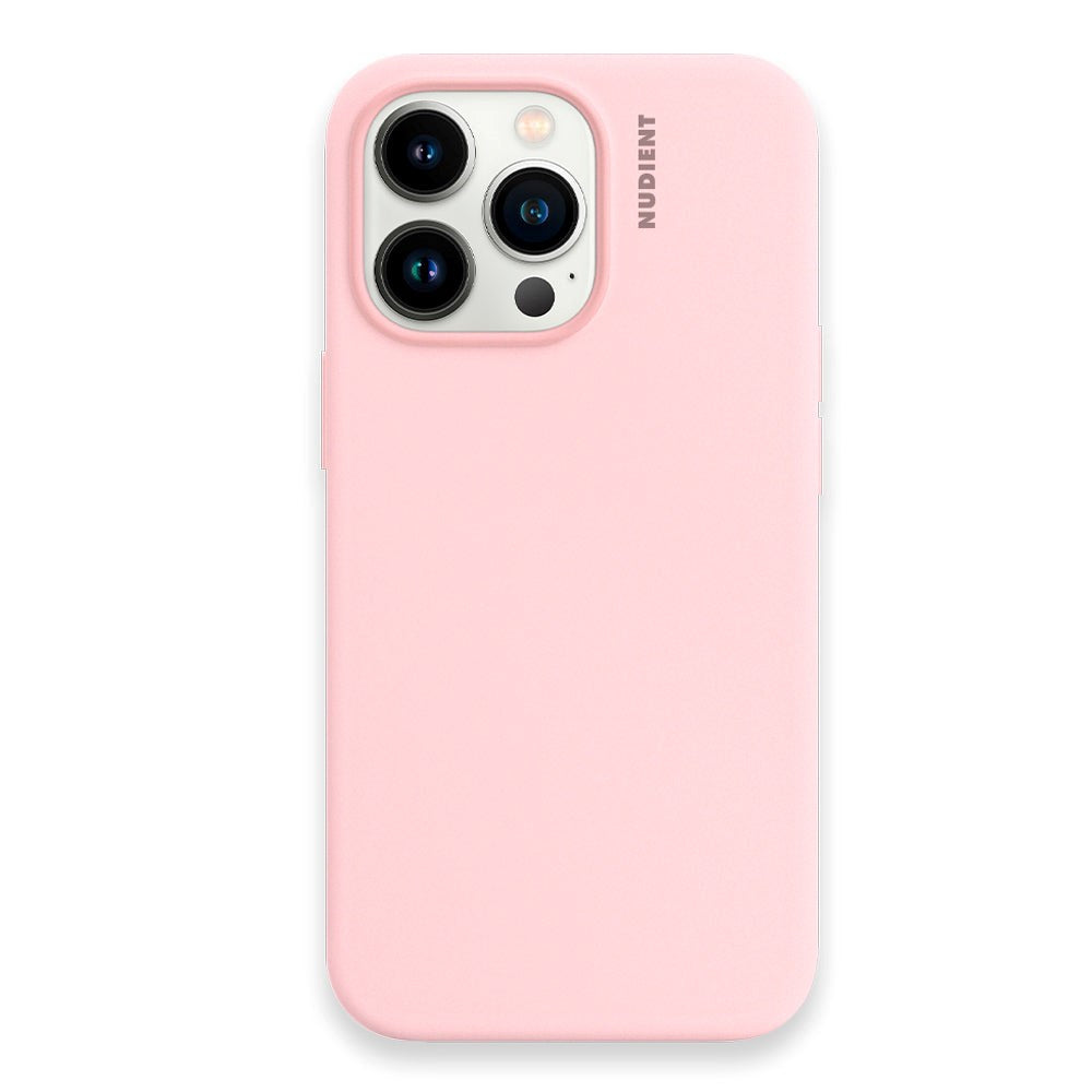 Nudient iPhone 13 Pro Base Silikon Skal - Baby Pink