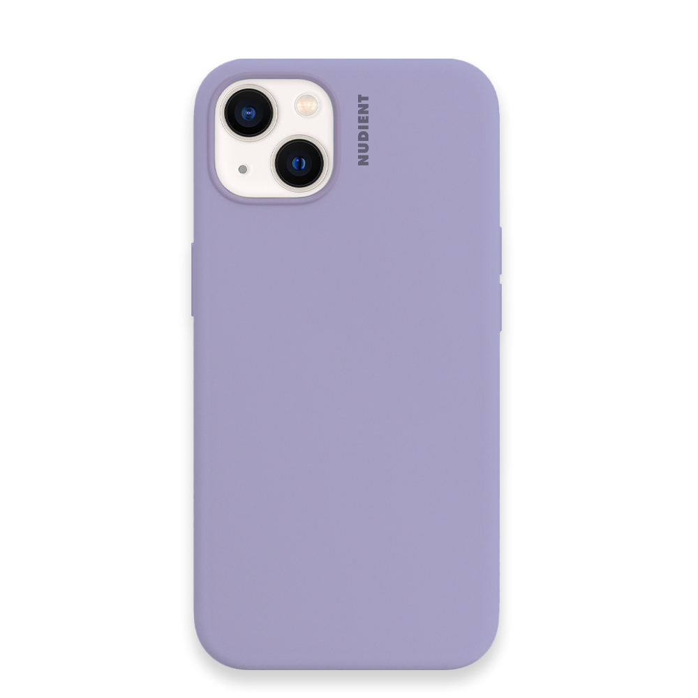 Nudient iPhone 13 Base Silikon Skal - Soft Purple