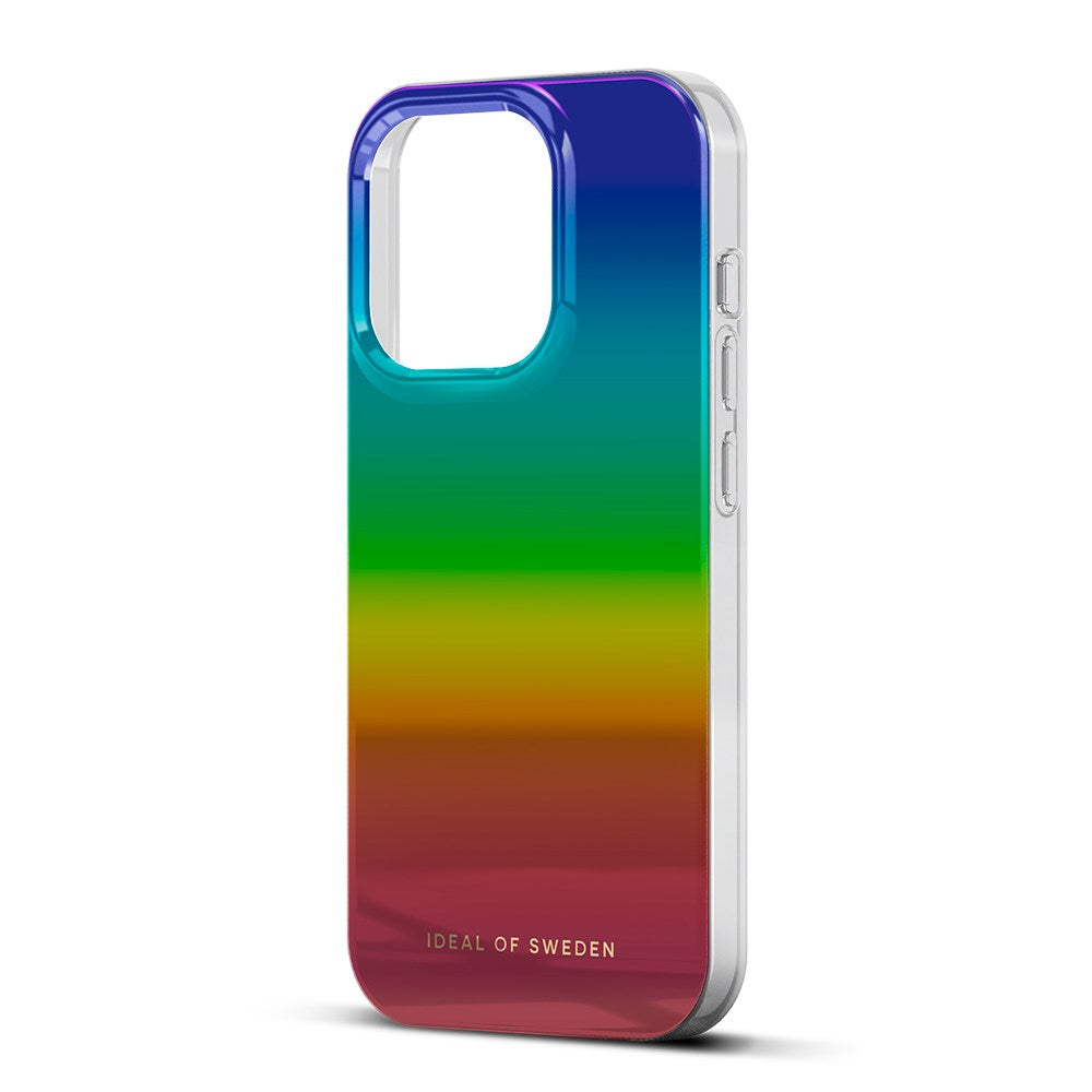 iPhone 14 Pro iDeal Of Sweden Mirror Skal - Rainbow
