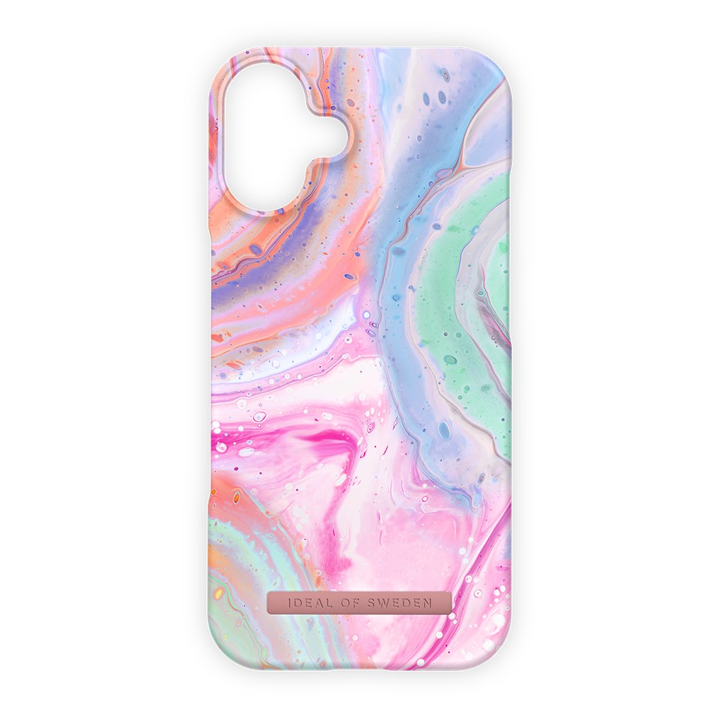 iPhone 16 iDeal Of Sweden Fashion Skal - MagSafe-Kompatibelt - Pastel Marble