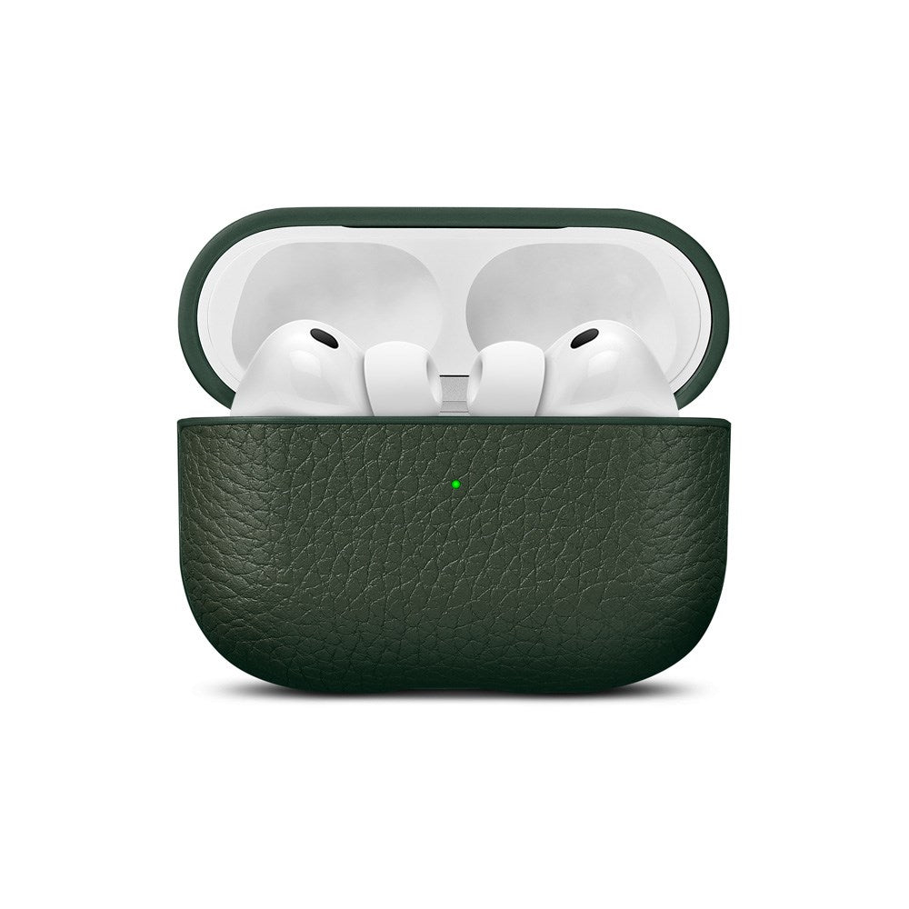 WOOLNUT Apple AirPods Pro (3. gen.) Äkta Läder Skal - Grön