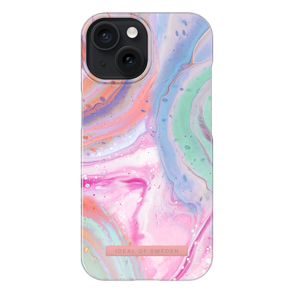 iPhone 15 iDeal Of Sweden Fashion Skal - Pastel Marble