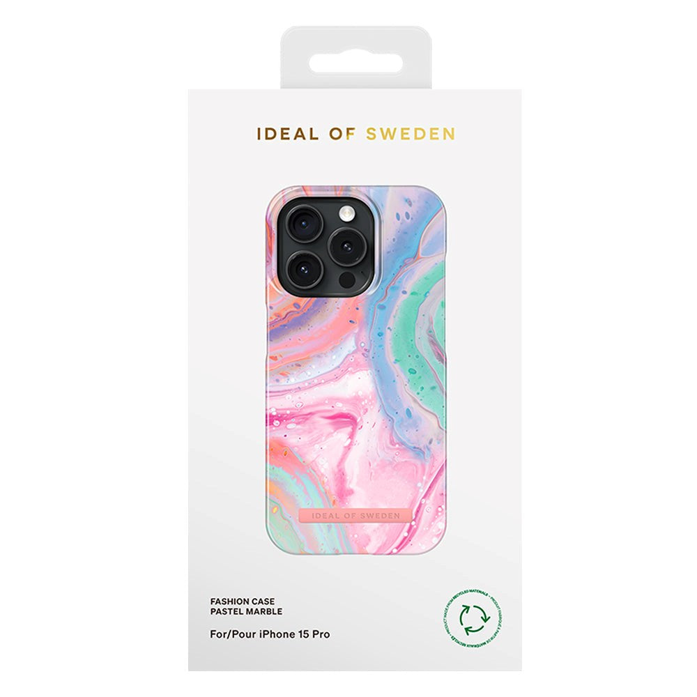 iPhone 15 Pro iDeal Of Sweden Fashion Skal - Pastel Marble