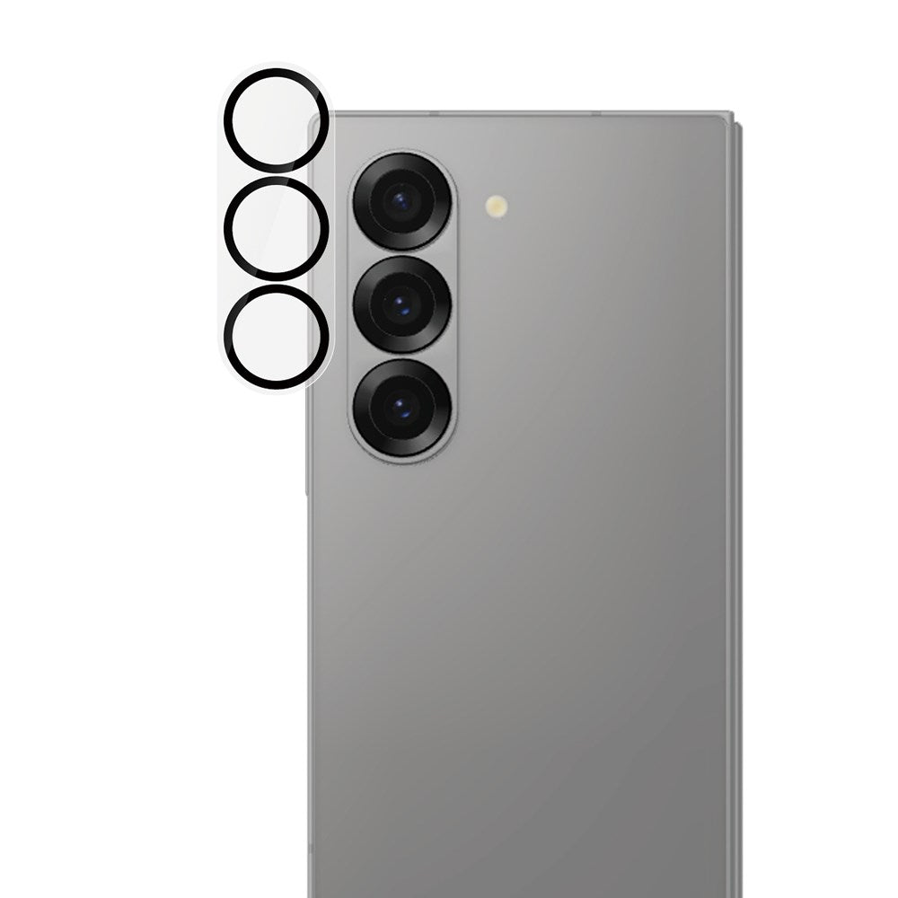 Samsung Galaxy Z Fold6 PanzerGlass PicturePerfect Kameraskyddsglas - Platinum Strength - Transparent / Svart