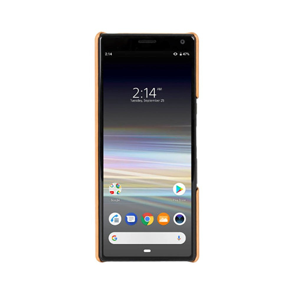 Krusell Sunne Case Sony Xperia 10 Läderfodral - Ljusbrunt