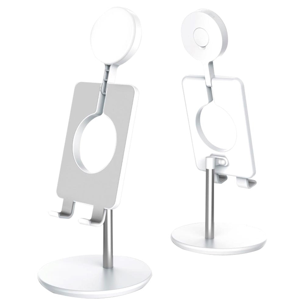 Digipower Shine 3" Ring Light Stand för Smartphone - Vit