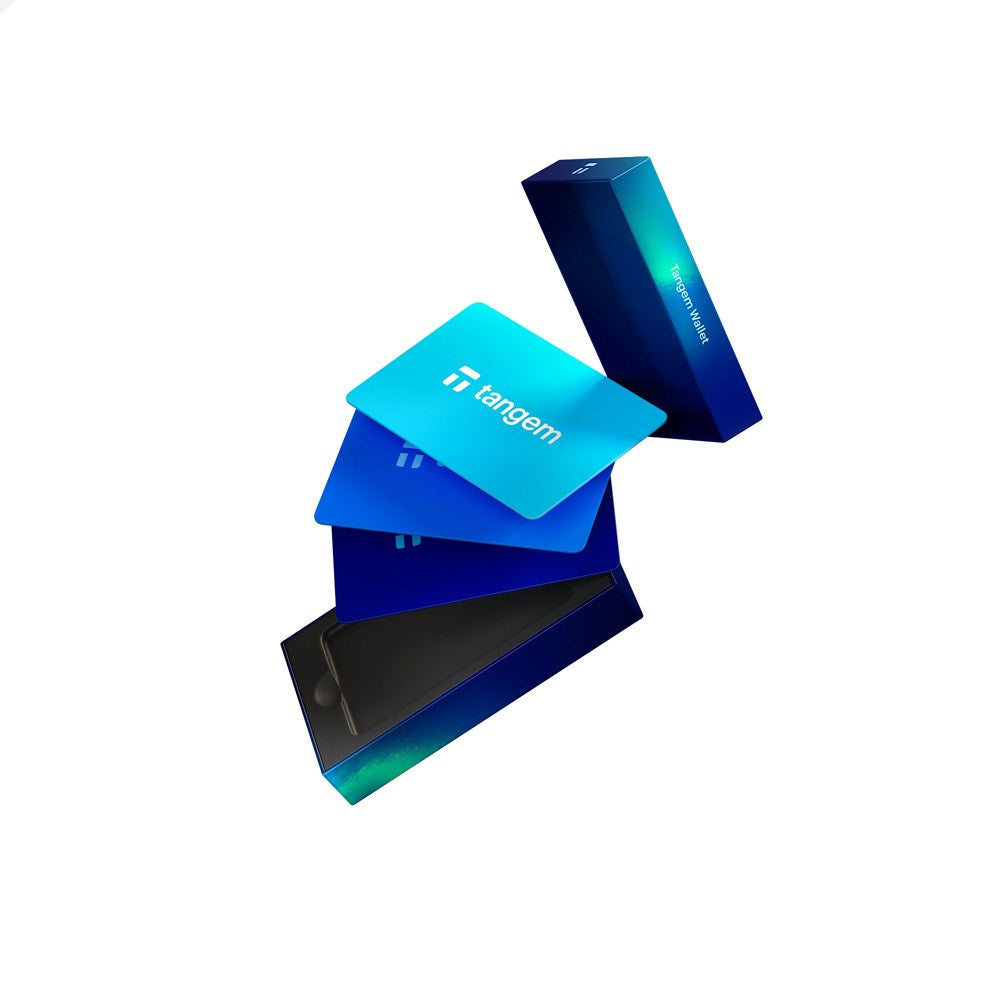 Tangem Wallet Card - 3 st - Electric Night