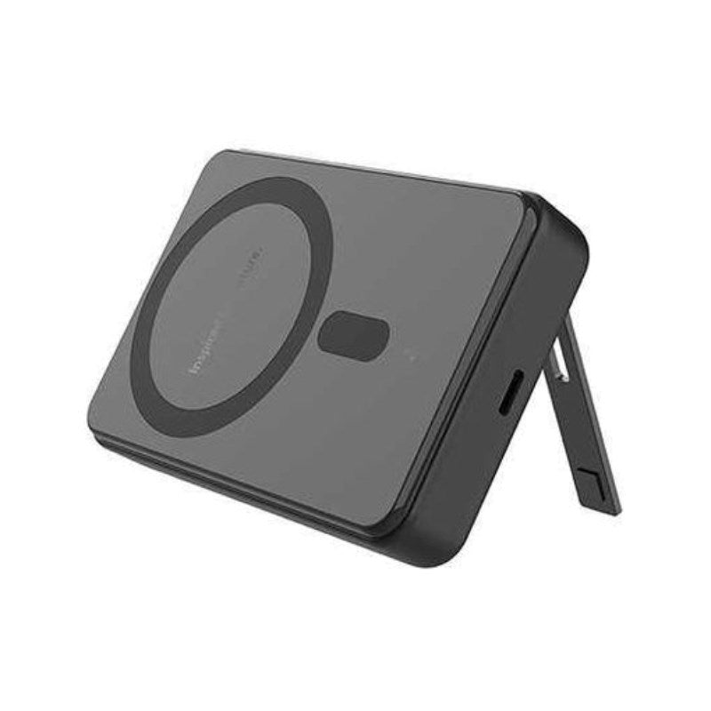 Hune Halcon 10 000mAh 22W Powerbank med Trådlös Laddning - MagSafe Kompatibel - Grå