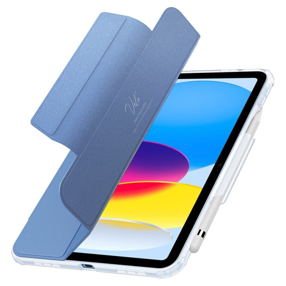 iPad 11" (2025) / iPad 10.9" (2024/2022) Spigen Ultra Hybrid Pro Fodral - Genomskinlig / Blå