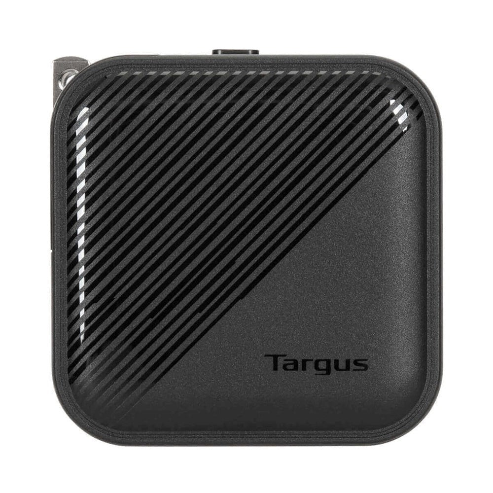 Targus 65W GaN PD Väggladdare med USB-C, USB-A och Reseadaptrar - Svart