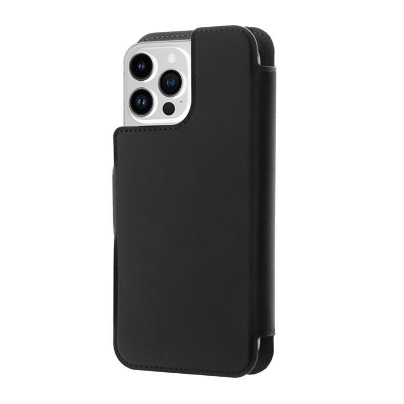 iPhone 14 Pro / 13 Pro Puro Folio Plånboksfodral - MagSafe Kompatibel - Svart