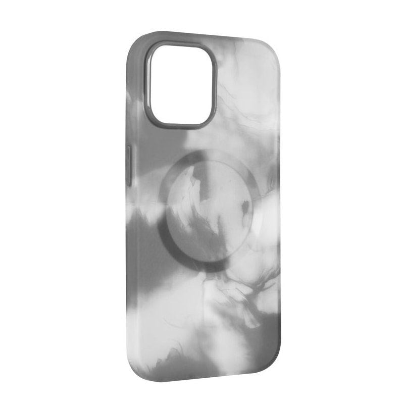 iPhone 15 Pro Puro AQUA Flexibelt Plast Skal - MagSafe Kompatibelt - Grå