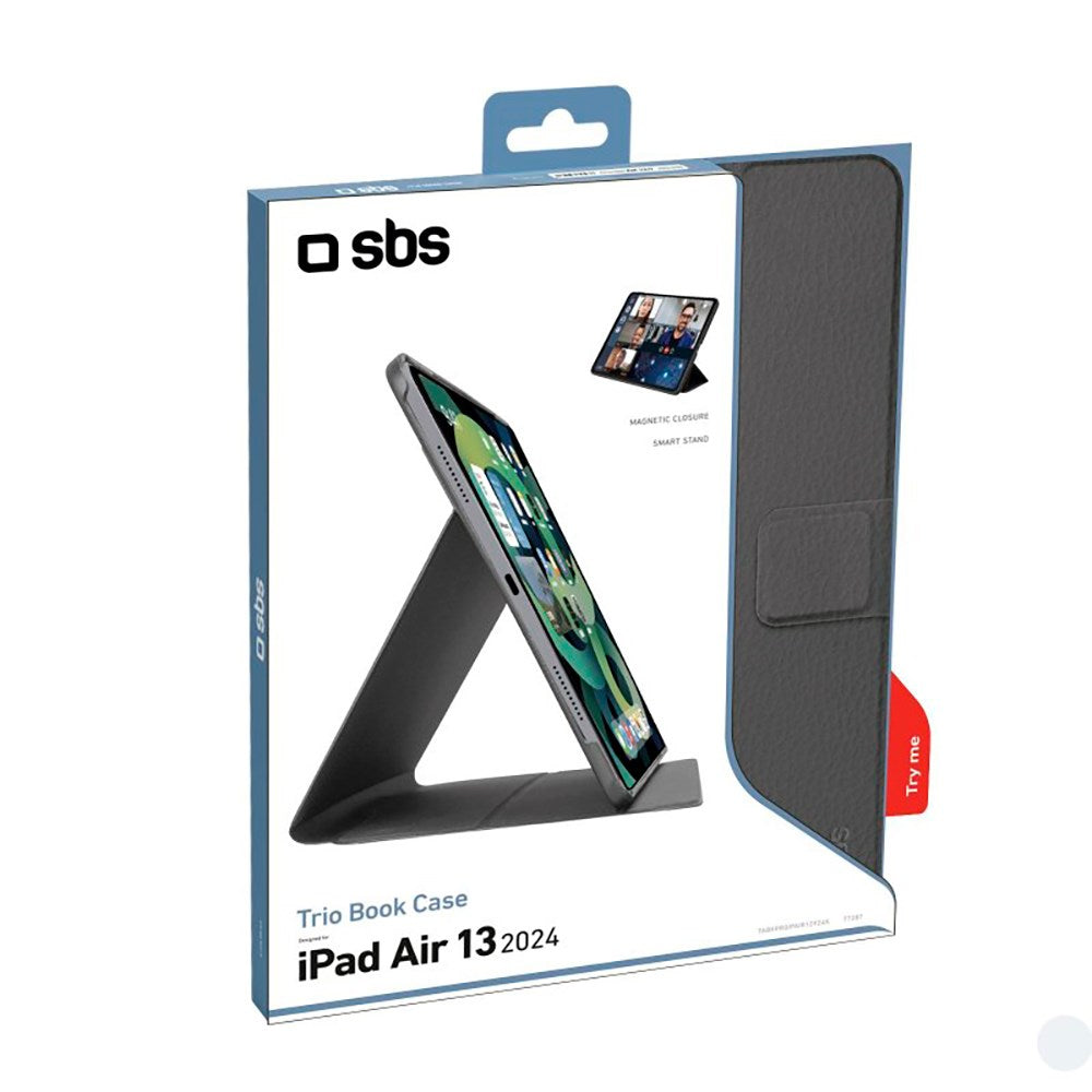 SBS iPad Air 13" (2025 / 2024) Book Pro Case - Svart