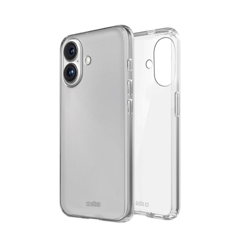iPhone 16 SBS Skinny Skal - Transparent