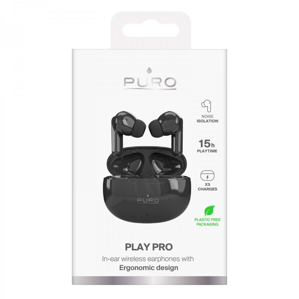 Puro Play Pro True Wireless Hörlurar - In-Ear - Svart