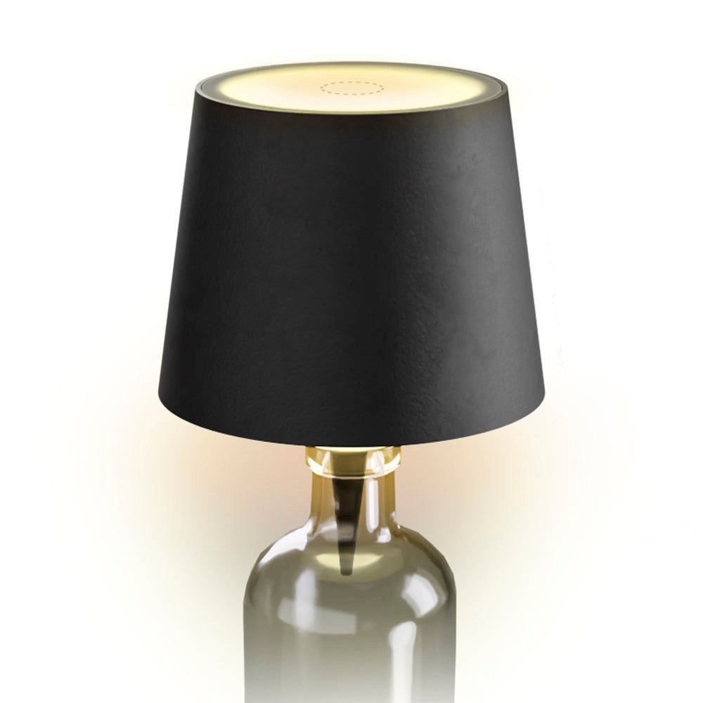 SBS Uppladdningsbar LED Bordslampa - Lampskärm - Svart