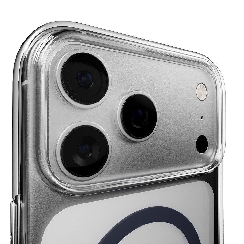 iPhone 17 Pro Max PURO LITE MAG Hybrid Skal - MagSafe Kompatibel - Genomskinlig / Blå