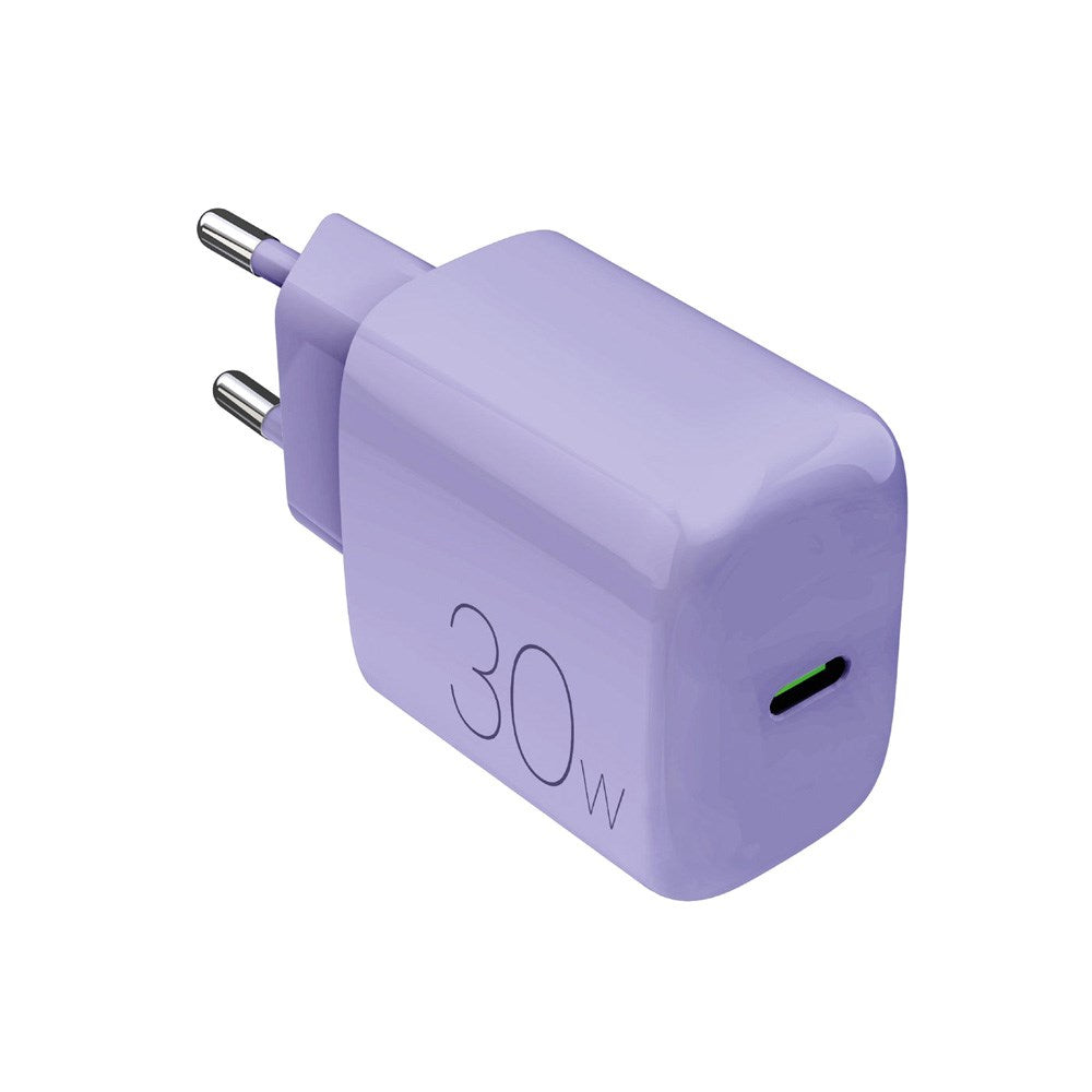 Puro Pro Lite Väggladdare 30W med 1 x USB-C & Power Delivery - Lila