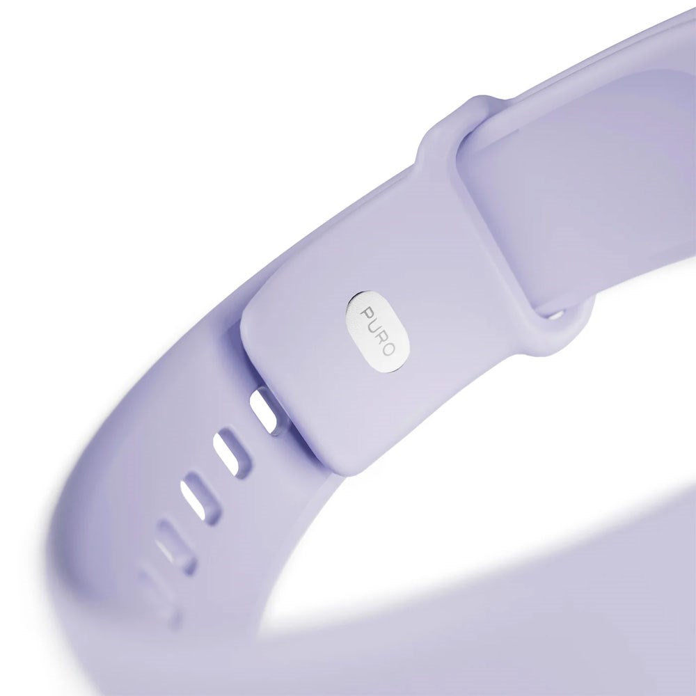 Apple Watch (38/40/SE/41/42mm) Puro ICON Silikon Klockarmband - Lavender Blue