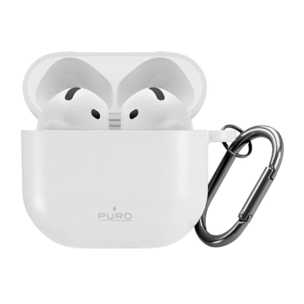 Apple AirPods (4. Gen.) PURO ICON Silikon Skal - Vit