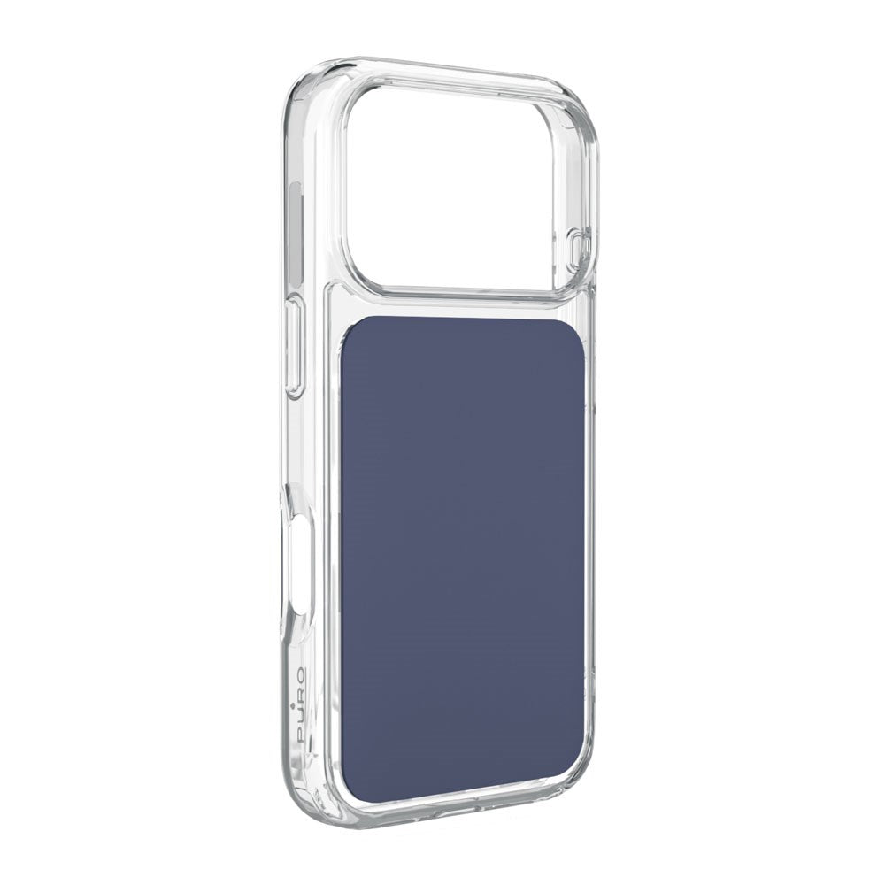 iPhone 17 Pro PURO Clear Mag Skal - Genomskinlig / Blå