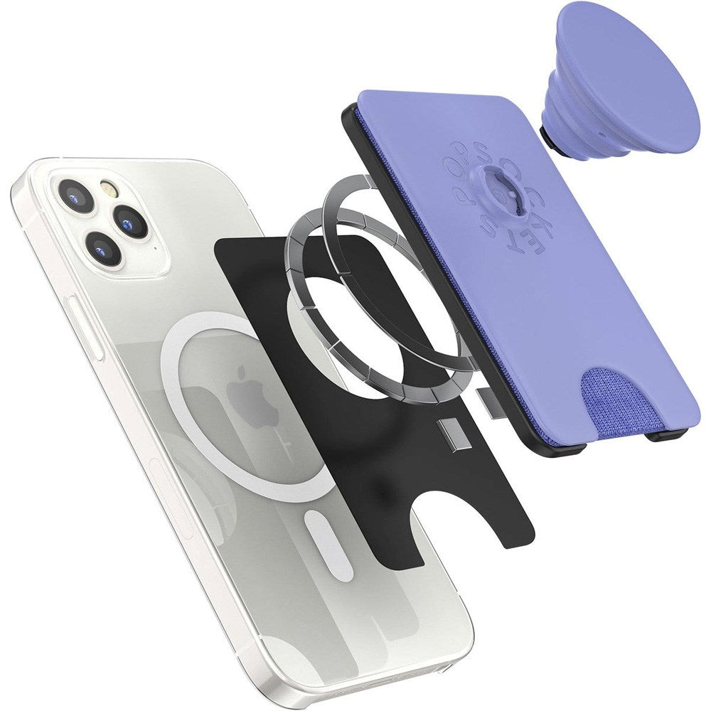 POPSOCKETS MagSafe Grip med Korthållare - Lila