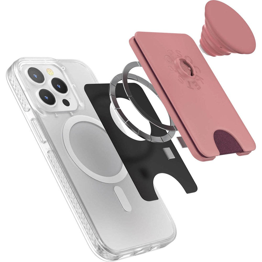 POPSOCKETS PopWallet Clay MagSafe Korthållare - Stativ & Grepp